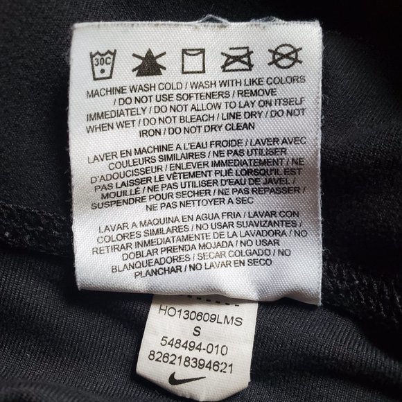 Nike Dri-Fit Running/Exercise/Yoga/Workout Capri Black Size S - Picture 9 of 10